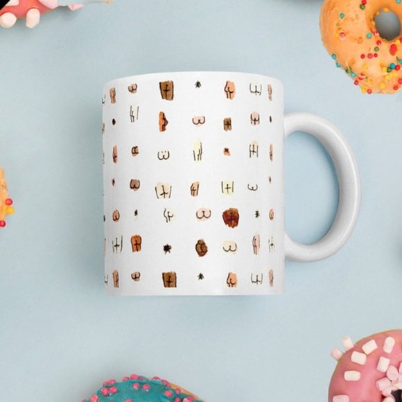 Funny Butt Coffee Mug in 11oz and 15oz - Picture 1 of 5